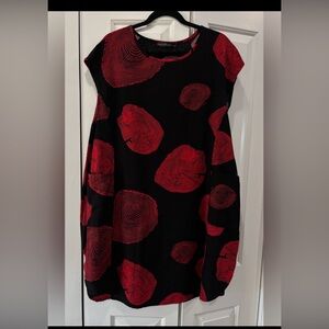 Zanzea Black and Red Mini Dress